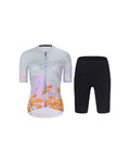 RIVANELLE Cycling short sleeve jersey and shorts - SPIRIT - grey/black/multicolour
