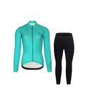 RIVANELLE Cycling winter set with jacket - STARLIGHT WINTER - blue/black