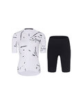 RIVANELLE Cycling short sleeve jersey and shorts - PASSION - black/white
