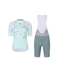 RIVANELLE Cycling short sleeve jersey and shorts - PASSION - pink/blue