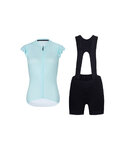 RIVANELLE Cycling short sleeve jersey and shorts - FLAIR - blue