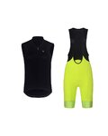 RIVANELLE Cycling short sleeve jersey and shorts - PURE - yellow/black