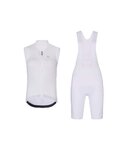 RIVANELLE Cycling short sleeve jersey and shorts - PURE - white