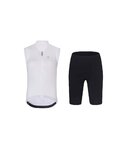 RIVANELLE Cycling short sleeve jersey and shorts - PURE - black/white