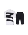 RIVANELLE Cycling short sleeve jersey and shorts - MISSVELOAIRE - black/white