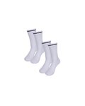 RIVANELLE Cyclingclassic socks - VELON 2PAK - white