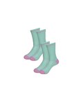 RIVANELLE Cyclingclassic socks - VELON 2PAK - pink/light blue