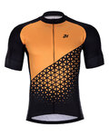 HOLOKOLO Cycling short sleeve jersey and shorts - DUSK - black/orange