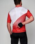 HOLOKOLO Cycling short sleeve jersey and shorts - DUSK - red/black/white