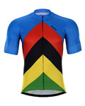 HOLOKOLO Cycling short sleeve jersey - ULTRA - rainbow/blue