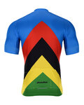 HOLOKOLO Cycling short sleeve jersey - ULTRA - rainbow/blue