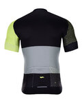HOLOKOLO Cycling short sleeve jersey - ENGRAVE - black/grey/green
