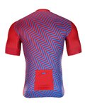 HOLOKOLO Cycling short sleeve jersey and shorts - DAYBREAK - black/blue/red