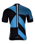 HOLOKOLO Cycling short sleeve jersey and shorts - TRACE - blue/black