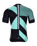 HOLOKOLO Cycling short sleeve jersey and shorts - TRACE - light blue/black