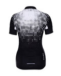 HOLOKOLO Cycling short sleeve jersey and shorts - FROSTED LADY - white/black