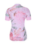 HOLOKOLO Cycling short sleeve jersey and shorts - BLOSSOM LADY - multicolour/pink
