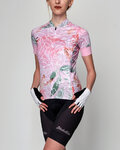 HOLOKOLO Cycling short sleeve jersey - BLOSSOM LADY - pink