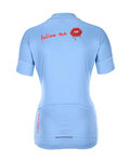 HOLOKOLO Cycling short sleeve jersey - CASSIS LADY - blue
