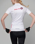 HOLOKOLO Cycling short sleeve jersey and shorts - CASSIS LADY - multicolour/white