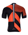 HOLOKOLO Cycling short sleeve jersey - TRACE - orange/black