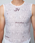 HOLOKOLO Cycling sleeve less t-shirt - BREEZE - white