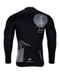HOLOKOLO Cycling winter set - BLACK OUT WINTER - white/black
