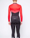 HOLOKOLO Cycling long sleeve jersey and bibtights - NEW NEUTRAL LADY SMR - red/black