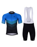 HOLOKOLO Cycling short sleeve jersey and shorts - NEW NEUTRAL - blue/black