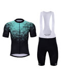 HOLOKOLO Cycling short sleeve jersey and shorts - FROSTED - turquoise/black