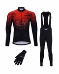 HOLOKOLO Cycling mega sets - INFRARED WINTER - red/black