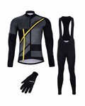 HOLOKOLO Cycling mega sets - TRACE WINTER - black/yellow