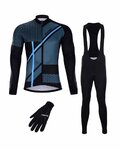 HOLOKOLO Cycling mega sets - TRACE BLUE WINTER - black/blue