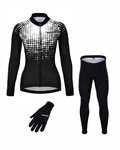 HOLOKOLO Cycling mega sets - POLAR LADY WINTER - black/white