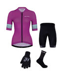 HOLOKOLO Cycling mega sets - RAINBOW LADY - pink/black