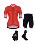 HOLOKOLO Cycling mega sets - RAINBOW LADY - red/black