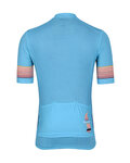 HOLOKOLO Cycling short sleeve jersey and shorts - RAINBOW - light blue/black