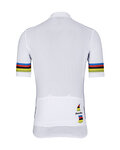 HOLOKOLO Cycling short sleeve jersey and shorts - RAINBOW - white/black