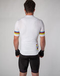 HOLOKOLO Cycling short sleeve jersey and shorts - RAINBOW - white/black