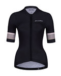 HOLOKOLO Cycling short sleeve jersey - RAINBOW LADY - black