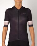 HOLOKOLO Cycling short sleeve jersey - RAINBOW LADY - black