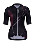 HOLOKOLO Cycling short sleeve jersey - SPARKLE LADY - black