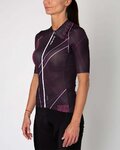HOLOKOLO Cycling short sleeve jersey - SPARKLE LADY - black