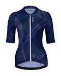 HOLOKOLO Cycling short sleeve jersey - SPARKLE LADY - blue