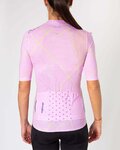 HOLOKOLO Cycling short sleeve jersey - SPARKLE LADY - pink