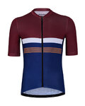 HOLOKOLO Cycling short sleeve jersey and shorts - SPORTY - blue/black/bordeaux