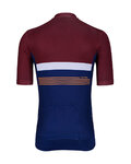 HOLOKOLO Cycling short sleeve jersey and shorts - SPORTY - blue/black/bordeaux