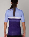 HOLOKOLO Cycling short sleeve jersey - SPORTY LADY - blue/light blue