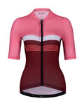 HOLOKOLO Cycling short sleeve jersey - SPORTY LADY - pink/bordeaux