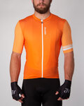 HOLOKOLO Cycling short sleeve jersey and shorts - JUICY ELITE - orange/black